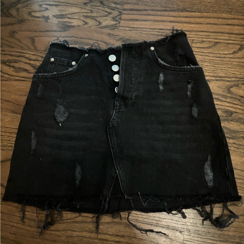 Urban Outfitters- BDG Black Jean Skirt